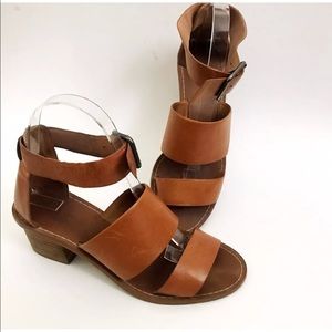Madewell WARREN Sandal Chunky Heel Shoe Leather